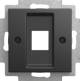 Busch Jaeger 2CKA001753A0248 2561-915 central switch modular jack 1-way with mounting ring 1-way modular jack
