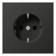 JUNG AL1520AN SCHUKO socket 16A 250V, LS anthracite paint