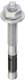 Niedax DAZ12X10 stud anchor, 12x10mm galvanized L = 108mm
