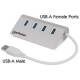 MANHATTAN 4-Port SuperSpeed USB 3.0 Hub Four Type-A USB 3.0 Gen 1 Ports Aluminum Housing AC / Bus-Powered