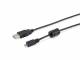 Equip Kabel USB-A2.0->Micro-B Ferrit St/St 1.80m schwarz Polybeutel