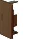 Hager LF3006068014 End piece hfr for LF 30x57 mm brown