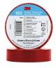 3M 7100184807 165RD5E Temflex 19 mm x 20 m Rot Vinyl-Isolierband 0,15 mm 