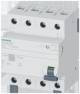 Siemens 5SV33466KK60 5SV3346-6KK60 FI-Schutzschalter 4polig Typ A 63A 30mA 6mA DC Un 400V
