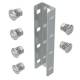 OBO Bettermann 6018515 VUS 3 G U-Stiel-Verbinder mit Flachrundschrauben 