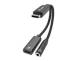 Equip Adapter USB-C-> 3-Pin 3.5mm St/Bu DAC 0.12m schwarz