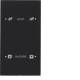 Berker 75142155 Touchsensor 2fach mit Busankoppler R.3 Glas, schwarz