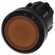 Siemens 3SU10010AB000AA0 push button illuminated 22mm round amber push button