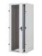 Triton 48,3 cm ( 19 inch ) cabinet 47U, B600/T1100, light gray, glass door, RYA series, can be dismantled, for load 1200 kg