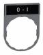 Schneider Electric ZBY2178C0 Schneider label holder 30x40mm, with label 0-I, for Harmony 22mm