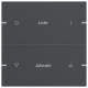 GIRA 5032928 rocker set 2f individual touch sensor 4 TS4 anthracite (lacquered)