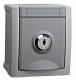 RED 2410-50-0017 Socket FR AP Closure No.6 IP54 16A IK05 with folding door