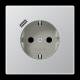 Jung AL1520-18C SCHUKO socket with USB Type C