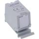 InLine® Cat.6A RJ45-Doppelkupplung für Hutschiene