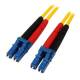StarTech.com Single Mode Duplex Fiber Patch Cable LC-LC - patch cable - 10 m - yellow