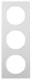 Berker 10132274 frame 3x R.3, aluminum / polar white