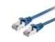 Equip 605539 Patch cable Cat6 S/FTP 2xRJ45 20.00 m blue LSZH poly bag
