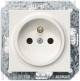 Siemens 5UB1918 DELTA i-system titan white socket outlet 10/16A 250V center protection
