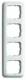 Busch Jaeger 2CKA001725A0951 Busch-Jaeger Cover 2514-214, 4-alpine white Reflex SI