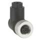 Schneider Electric XZCC12FCM40B socket M12 4p angled cable gland PG7