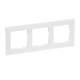 Legrand 765173 SEANO 3-way frame in the color finish Ultraweiß