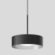 BEGA Gantenbrink 51002.2K3 pendant light for indoor use, velour black/aluminum-3000K