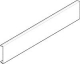 Hager BR7010029010 channel top 80 mm, 2 BR70100 9010 white