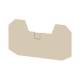 Weidmüller 3037640000 SLEP 4C 6 Abschlussplatte (Klemmen) dunkelbeige Höhe:90 