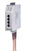 Microsens Industrial 6 Port Fast Ethernet Switch with ring function, 2 x ST duplex (multimode), 4 x RJ45, MS650501M