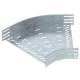 OBO Bettermann 6036236 RB 45 840 FT Bogen 45° für Kabelrinne horizontal