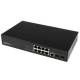 Startech.com IES101002SFP 10-Port L2 Managed Gigabit-Ethernet-Switch mit 2 offenen SFP-Slots, rackmontierbar
