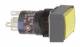Schneider Electric XB6EDW5B1P Schneider Leuchtdrucktaster 1W gelb rechteckig flach LED 24V Mono