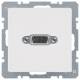 Berker 3315416089 VGA socket, m.Schraub-Liftklemmen Q.1 polar white, velvety