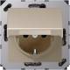 Jung A1521BFKLCH SCHUKO socket with folding door.