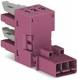 WAGO 890-1763 h-Vert. 3P.S T/BU-BU Kod. B pink 3VK