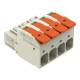 WAGO 832-1104 1-wire female connector, 100% mis-mating protected, light gray