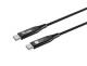 Equip 128389 Kabel USB-C4.0->C Slim PD240W St/St 1.20m schwarz
