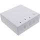 InLine® FTTH Leerbox für bis zu 4x LC Duplex / 4x SC Simplex, Aufputz 80mm weiß