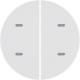 Berker 75162869 Tast-Abdeckung 2f für Tastsensor-Modul KNX polarweiß glänzend