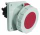 Bals 120274 Anbausteckdose QC TE 15° 63A 5p 400V 6h IP67 rot H/B/T:120x111x168mm