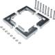 Hager UDSLS138 Schwerlaststütze bis 20 kN für Univ.-Bodendose nivellierbar 113–138 mm