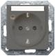 Siemens 5UB1925 DELTA i-system carbonmetallic SCHUKO Steckdose Anz.+Feld