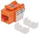 Intellinet 210775 Cat6 UTP modular jack, Orange