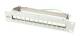 Synergy 21 S216332/S216364 Patch Panel 12xTP, CAT6A, inkl. Keystone Slim-line/Short 3P, 25,4 cm ( 10 Zoll ), Lichtgrau,
