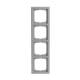 Busch Jaeger 2CKA001754A4309 1724-183K Rahmen 4f future linear alusilber