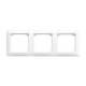Busch Jaeger 2CKA001754A4550 1733 NS-914 frame horizontal 3-position labelable alpin white Busch-Balance SI
