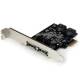 STARTECH.COM 2 Port PCI Express SATA 6 Gbps eSATA Controller Card - Dual Port PCIe SATA III Card - 2 Int/2 Ext