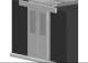 Vertiv 030290661 (Knürr) SmartAisle™ Schiebetür Gangbreite 1800 mm Schrankhöhe 2000 mm RAL 7035