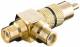 Goobay 11387 Audio-Adapter - Cinch-Stecker > 2x Cinch-Buchse