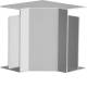 HAGER FB6013047035 Inside corner hfr to FB 60x130mm light grey
